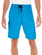 Burnside Boardshorts mit Cargotasche – Neon Blue