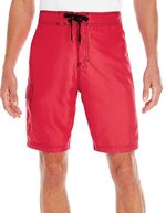 Burnside Boardshorts mit Cargotasche – Red