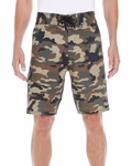 Burnside Board Shorts stretch con coulisse, Black 36, BU9371 – immagine 3