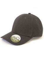 Brain Waves Bio-Baumwollkappe mit Klettverschluss – Charcoal