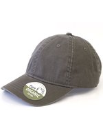 Brain Waves Unstrukturierte Cap aus Bio-Baumwolle – Charcoal