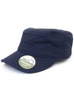 Brain Waves Bio-Baumwoll Army Cap mit Klettverschluss – Navy