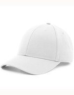 Brain Waves Recycelte 6-Panel Kappe in Weiß – White