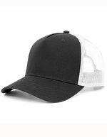 Brain Waves Nachhaltiges 5-Panel Trucker Cap – Black/White