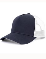 Brain Waves Nachhaltiges 5-Panel Trucker Cap – Navy/White