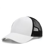 Brain Waves Nachhaltiges 5-Panel Trucker Cap, Black/Black One Size, BW7020255 – White/Black