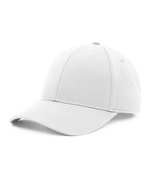 Brain Waves Nachhaltige 6-Panel-Cap aus Recycling-Baumwolle – White