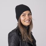 Brain Waves POLYLANA® Basic Beanie aus Recyclingmaterial, Black One Size, BW801951 – Bild 1