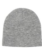 Brain Waves POLYLANA® Basic Beanie aus Recyclingmaterial – Grey Melange