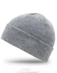 Brain Waves POLYLANA® Cuff Beanie aus recyceltem Garn, Black One Size, BW801952 – Bild 3