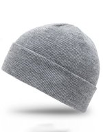 Brain Waves POLYLANA® Cuff Beanie aus recyceltem Garn, Black One Size, BW801952 – Bild 3