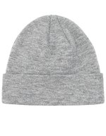 Brain Waves POLYLANA® Cuff Beanie aus recyceltem Garn – Grey Melange