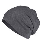 Brain Waves Bio-Baumwolle 24/7 Beanie Doppellagig, Black One Size, BW8021 – Bild 3