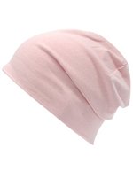 Brain Waves Bio-Baumwolle 24/7 Beanie Doppellagig – Light Pink
