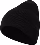 BuildYourBrand Bonnet épais en maille noir avec revers, Black One Size, BY001 – image 4