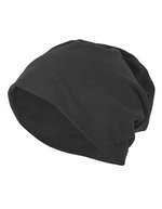 BuildYourBrand Jersey Beanie aus Stretch-Material – Charcoal (Heather)