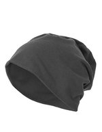 BuildYourBrand Jersey Beanie aus Stretch-Material – Mid Grey