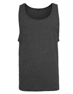 BuildYourBrand Build Your Brand Jersey Big Tank Black S (BY003) – Charcoal (Heather)