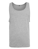BuildYourBrand Build Your Brand Jersey Big Tank Black S (BY003) – Heather Grey