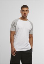 BuildYourBrand Raglan T-Shirt aus 100% Baumwolle, Black/Charcoal (Heather) S, BY007 – Bild 1