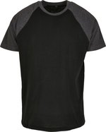 Raglan T-Shirt aus 100% Baumwolle – White/Heather Grey