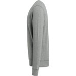 BuildYourBrand Light Crew Sweatshirt aus Baumwolle-Mix, Heather Grey XL, BY010 – Bild 4