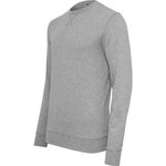 BuildYourBrand Light Crew Sweatshirt aus Baumwolle-Mix, Heather Grey XL, BY010 – Bild 6