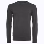 Light Crew Sweatshirt made of Cotton Blend – Charcoal (Heather)