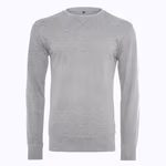 Light Crew Sweatshirt made of Cotton Blend – Heather Grey