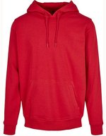 BuildYourBrand Heavy Hoodie mit Kängurutasche und Kapuze, Cobalt Blue L, BY011 – City Rosso