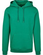 BuildYourBrand Heavy Hoodie mit Kängurutasche und Kapuze, Cobalt Blue L, BY011 – Verde foresta