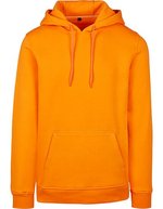 BuildYourBrand Heavy Hoodie mit Kängurutasche und Kapuze, Cobalt Blue L, BY011 – Paradise Arancione