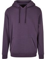BuildYourBrand Heavy Hoodie mit Kängurutasche und Kapuze, Cobalt Blue L, BY011 – Viola Notte