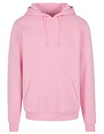 BuildYourBrand Heavy Hoodie mit Kängurutasche und Kapuze, Cobalt Blue L, BY011 – Morbido Rosa