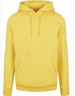 BuildYourBrand Heavy Hoodie mit Kängurutasche und Kapuze, Cobalt Blue L, BY011 – Taxi Giallo