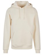 BuildYourBrand Heavy Hoodie mit Kängurutasche und Kapuze, Cobalt Blue L, BY011 – Bianco Sabbia