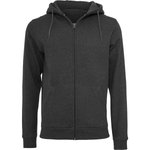 BuildYourBrand Kapuzenpullover mit verdecktem Reißverschluss, Bark S, BY012 – Bild 3