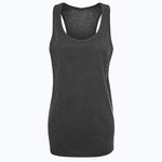 Tank Top mit tiefem Armausschnitt für Damen – Charcoal (Heather)