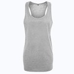 Tank Top mit tiefem Armausschnitt für Damen – Heather Grey
