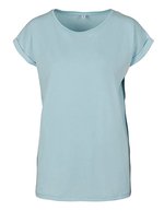 BuildYourBrand T-Shirt mit verlängertem Schulterbereich für Damen, Magic Salvia XL, BY021 – Bild 3