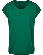 BuildYourBrand T-Shirt mit verlängertem Schulterbereich für Damen, Magic Salvia XL, BY021 – Verde foresta