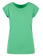 BuildYourBrand T-Shirt mit verlängertem Schulterbereich für Damen, Magic Salvia XL, BY021 – Fresh Verde