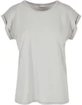 T-Shirt con spalla allungata da Donna – Light Asphalt