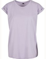BuildYourBrand T-Shirt mit verlängertem Schulterbereich für Damen, Magic Salvia XL, BY021 – Lilla