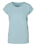 T-Shirt con spalla allungata da Donna – Ocean Blue