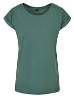 BuildYourBrand T-Shirt mit verlängertem Schulterbereich für Damen, Magic Salvia XL, BY021 – Pallido Foglia