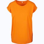 BuildYourBrand T-Shirt mit verlängertem Schulterbereich für Damen, Magic Salvia XL, BY021 – Paradise Arancione
