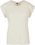 T-Shirt con spalla allungata da Donna – Sand