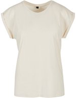 BuildYourBrand T-Shirt mit verlängertem Schulterbereich für Damen, Magic Salvia XL, BY021 – Sabbia