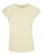 BuildYourBrand T-Shirt mit verlängertem Schulterbereich für Damen, Magic Salvia XL, BY021 – Morbido Giallo